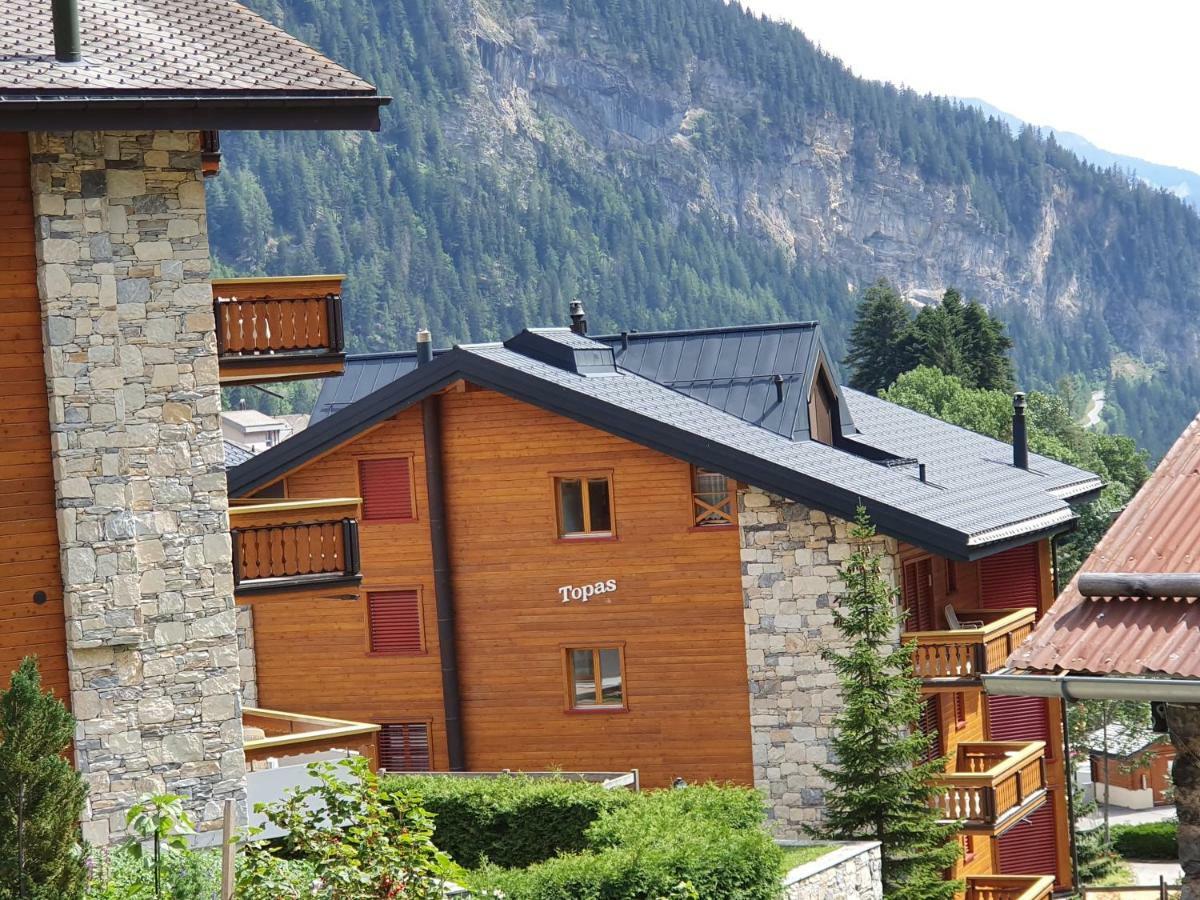 Moderne Wohnung Im Zentrum Von Leukerbad, Haus Topas Exterior photo